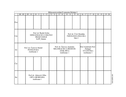 raspored predavanja za ljetni semestar 2014/2015 školske godine.