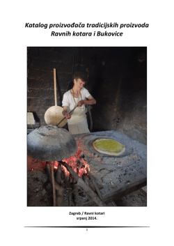 Katalog proizvođača tradicijskih proizvoda Ravnih kotara i Bukovice