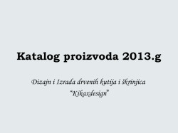 Katalog proizvoda 2009.g