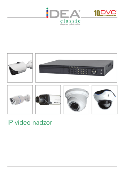 IP video nadzor