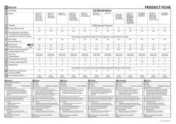 PRODUCT FICHE