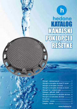 KATALOG KANALSKI POKLOPCI I REŠETKE