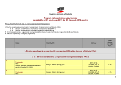 1 Hrvatska komora arhitekata Program stalnog stručnog