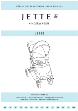 GEBRAUCHSANLEITUNG CHAMP S - Jette