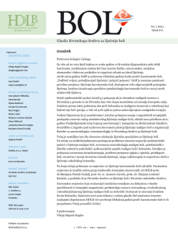 Preuzmi PDF - Hrvatsko dru&scaron;tvo za liječenje boli