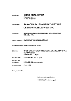 Projektna dokumentacija Solarovo