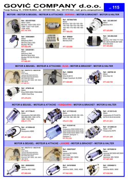 motori - Gović Company