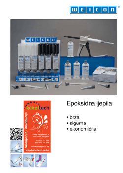 Epoksidna ljepila - Zastupanje i distribucija