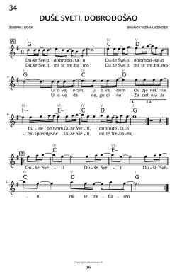 34 DU&Scaron;E SVETI, DOBRODO&Scaron;AO