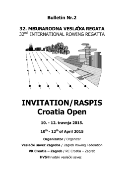 Bulletin Nr 2, for FISA web page