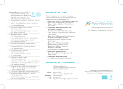 across project team across project coordinator