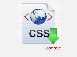 CSS &ndash; osnove