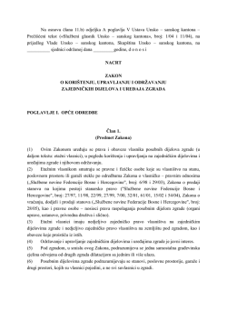 SLUŽBENI GLASNIK - Ministarstvu za građenje, prostorno uređenje