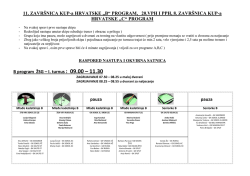 Raspored turnusa A,B,C