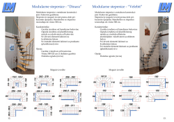 Modularne stepenice - &ldquo;Velebit&rdquo; Modularne stepenice