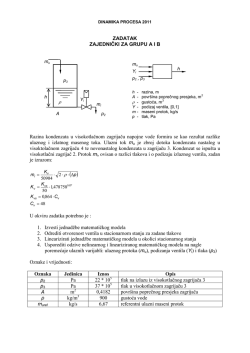 ZADATAK ZAJEDNIČKI ZA GRUPU A I B Razina