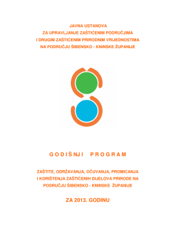 godi &scaron; nj iprogram za 2013. godinu