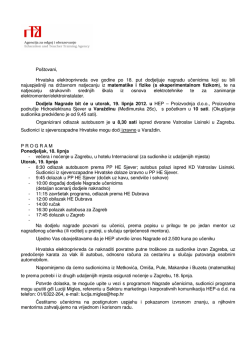 Poziv - Natjecanja iz fizike