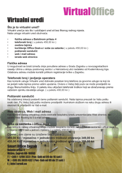 Bro&scaron;ura PDF - Smart Office Zagreb