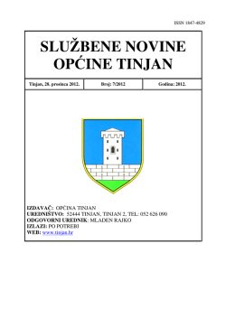 07-2012 - Općina Tinjan