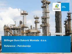 Bilfinger Đuro Đaković Montaža d.o.o. Reference