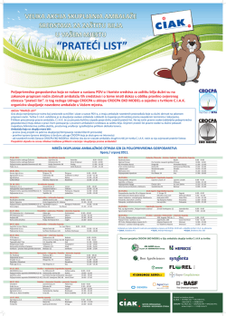 PREUZIMANJE LETKA s rasporedom sakupljanja ambalaže u lipnju