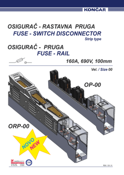 Katalog izoliranih osigurač-pruga vel. 00 (PDF)