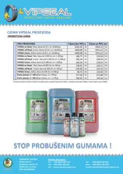 CJENIK VIPSEAL PROIZVODA