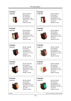 Pr ekid ači Prekidač Prekidač Prekidač Prekidač