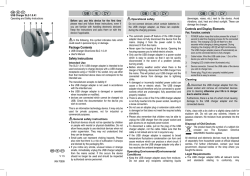 Package Contents Safety Instructions Controls and