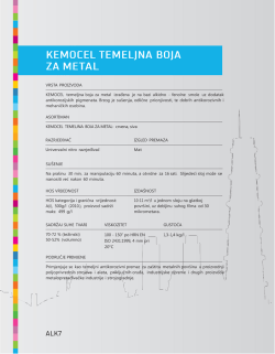 Kemocel temeljna boja za metal