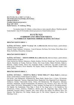 R J E &Scaron;E NJ E - Grad Ka&scaron;tela