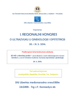 I. REGIONALNI KONGRES