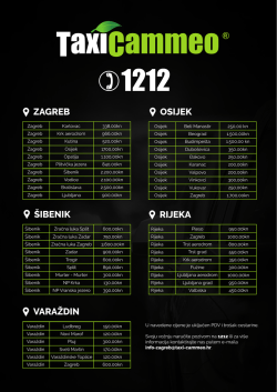 međugradski - Taxi Cammeo