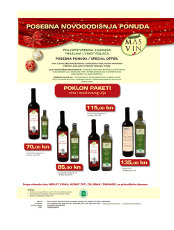 POSEBNA NOVOGODI&Scaron;NJA PONUDA