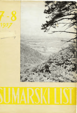 ŠUMARSKI LIST 7