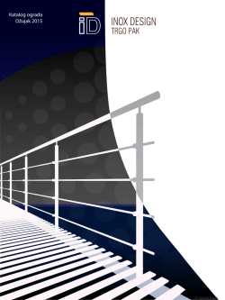 Katalog ograda Ožujak 2015 - Inox Trgo-pak