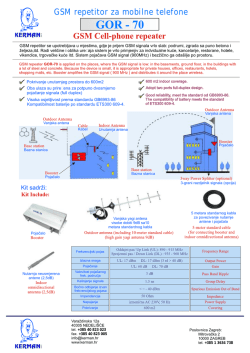 GSM repetitor za mobilne telefone