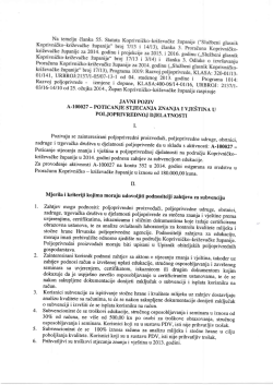 Javni poziv A