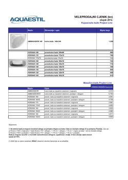 Aquaestil cjenik 2013