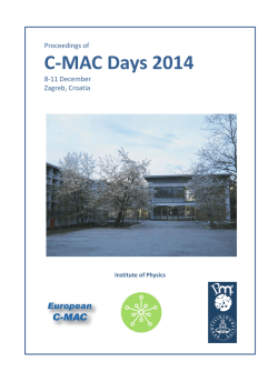 Book of abstracts - C