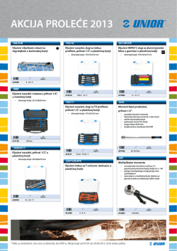 AKCIJA PROLEĆE 2013