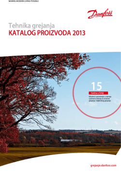 Tehnika grejanja KATALOG PROIZVODA 2013