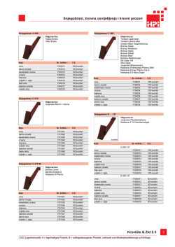 Snjegobrani, krovna osvijetljenja i krovni prozori