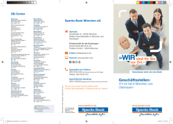 Filialverzeichnis der Sparda