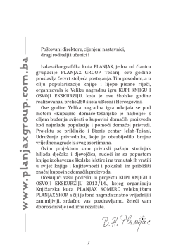 Nagrade &ldquo;KUPI KNJIGU OSVOJI EKSKURZIJU