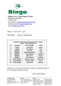 ovom linku - Bingo Tuzla
