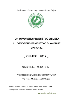 katalog izložbe &ldquo;Osijek 2012&Prime; pdf. - ptice