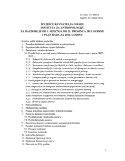 Izvjesce 2013.pdf - Institut za antropologiju