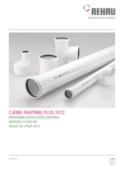 CJENIK RAUPIANO PLUS 2012.